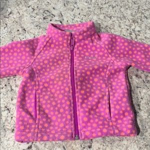Columbia 6-12 fleece zip up
